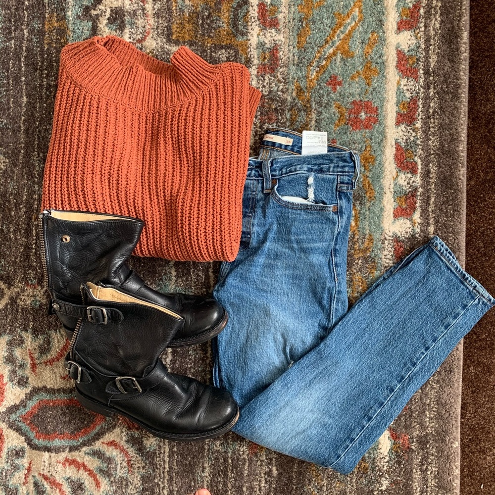 Aerie chenille boyfriend sweater